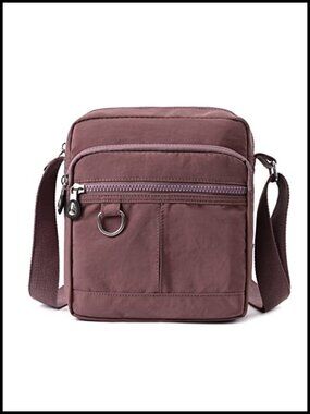 Nylon Crossbody Bag Waterproof Shoulder Handbag Multi-Functional Travel